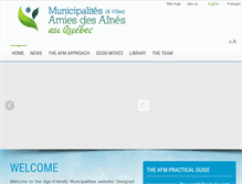 Tablet Screenshot of madaquebec.com